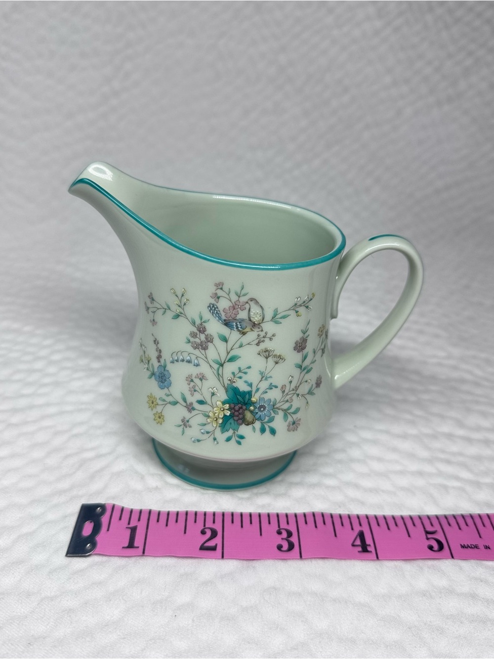 Vintage Noritake Paradise Green 8223 Tea Set Cups Sugar Creamer Japan - Picture 12 of 13